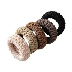 Premium High Elasticity Hair Scrunchies - Seamless, Durable Ponytail Holders in Vibrant Assorted Colors - 10pcs (Mix color)