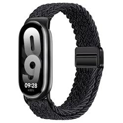 Premium Nylon Sports Wristband - Breathable and High-Quality Strap for Mi Band 9 (Graphite ash)