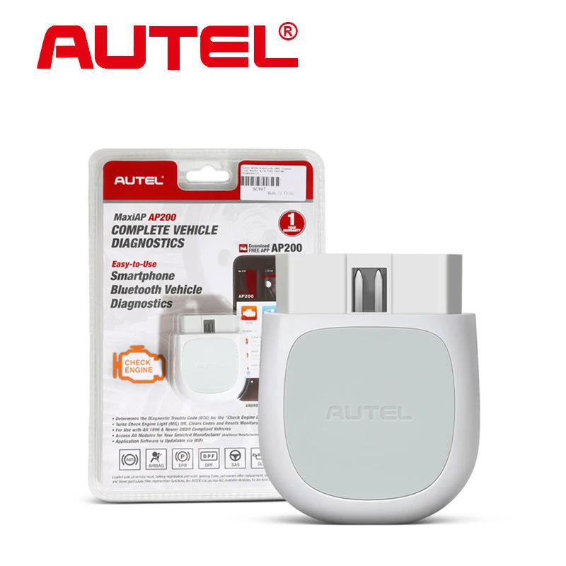 Autel AP200 Bluetooth OBD2 Scanner Code Reader with Full Systems Diagnoses high quality auto inspection equipment