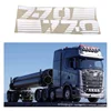 Metal Sticker Paste Logo Sticker for Tamiya 1/14 RC Truck Scania 770s 56371 Tractor Trailer Degree LESU Upgrade Accessories 1