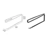 Paper Roll Holder Towel Rack Cling Film Storage Rack Bathroom No Punching Storage Rack Hanging Shelf Kitchen Tissue Accessories 6