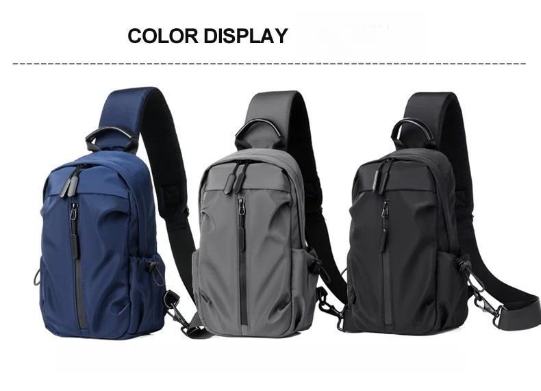 Herren Brusttasche Mit Usb-anschluss Für Business Und Reise_voghion.com