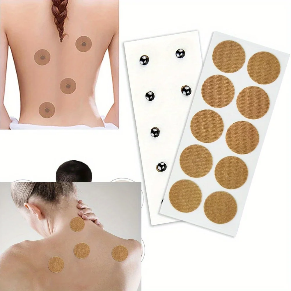 10/50/100pcs Magnetic Acupressure Patches Magnetic Care Body Acupoint Stickers Massage patches Acupuncture and Moxibustion