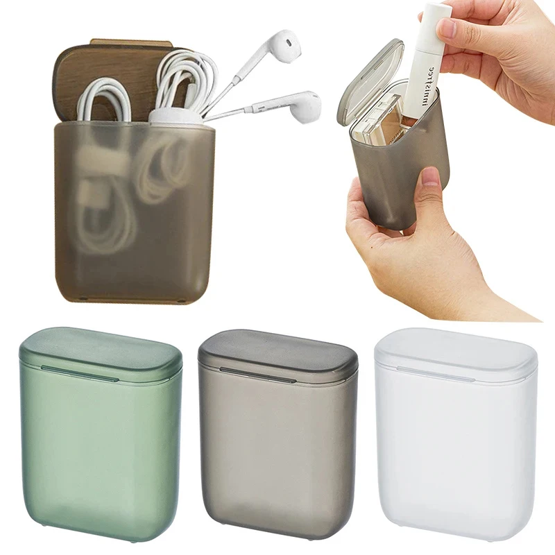 Travel Data Lines Cable Storage Box Organizer Usb Charger Cord Storage Box Reusable Data Cable Case For Home Or Office