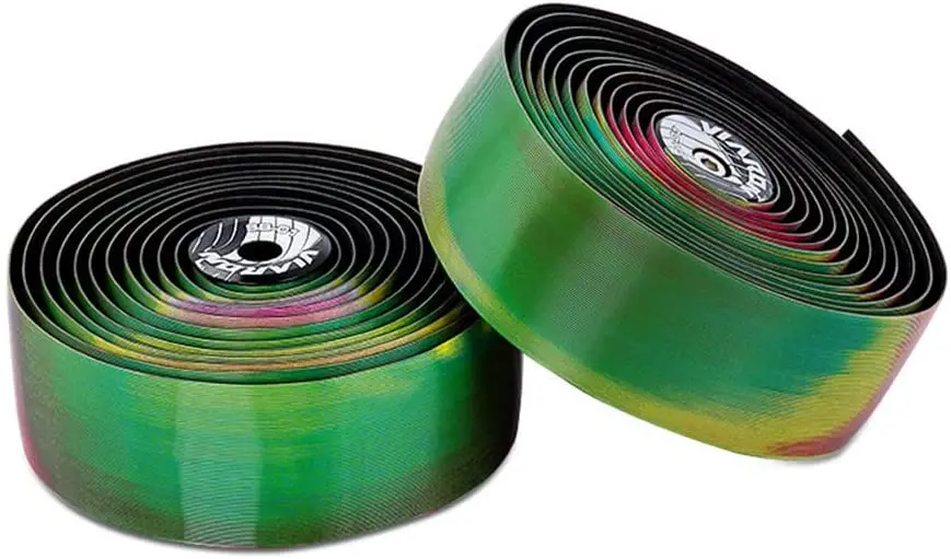 Bicycle Handlebar Tape Pu (set Of 2) 5d Gradient Colorful Shock