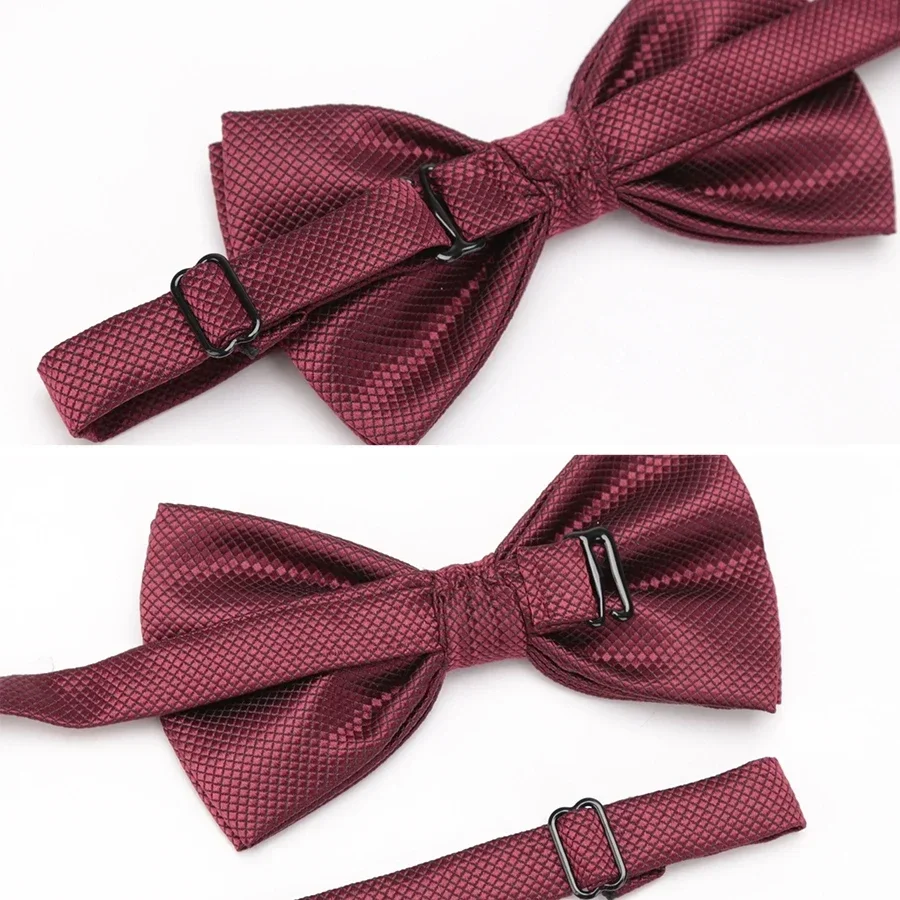 Men Bowtie Cravat Set Solid Fashion Butterfly Party Wedding Bow Ties Girls Formal Dress Tie Mens Bowknot Fashion Accessories