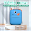 Mini Portable Thermal Printer Photo Label Memo Study Notes Pocket Thermal 58mm Unicorn Printing Wireless Bluetooth Android IOS 4
