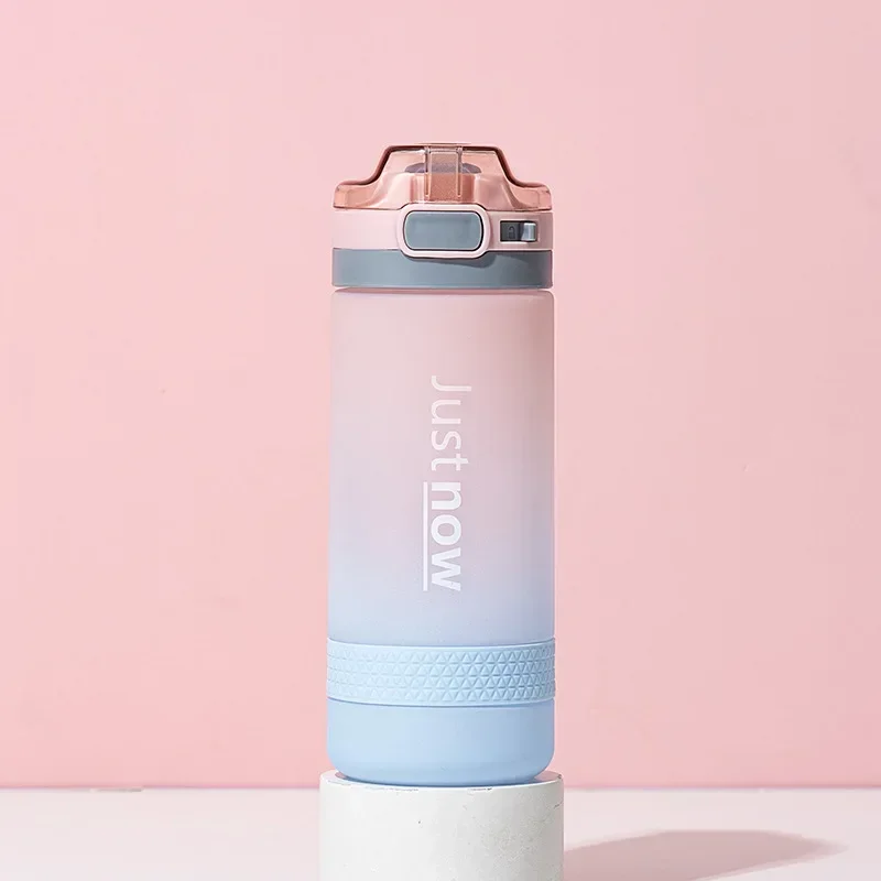 400ml/600ml Water Bottle With Straw BPA Free Portable Outdoor Sport Plastic Bottles