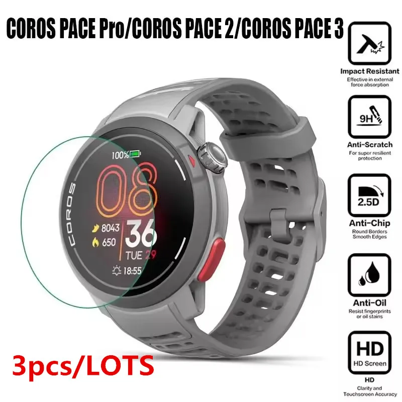 3-Pack Hard Tempered Glass Screen Protector