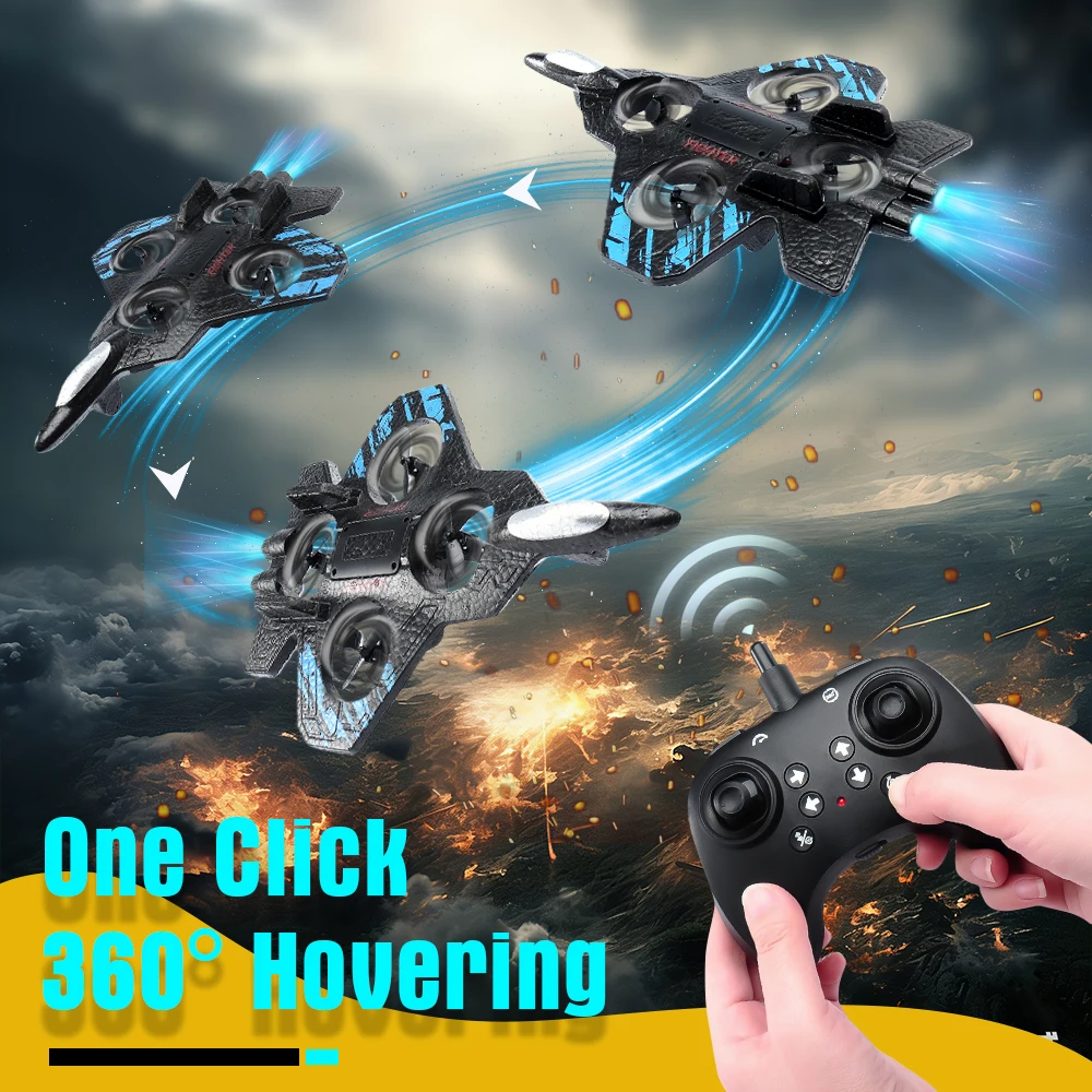 Avion RC Mousse EPP Planeur Cascade Lumière Enfant
