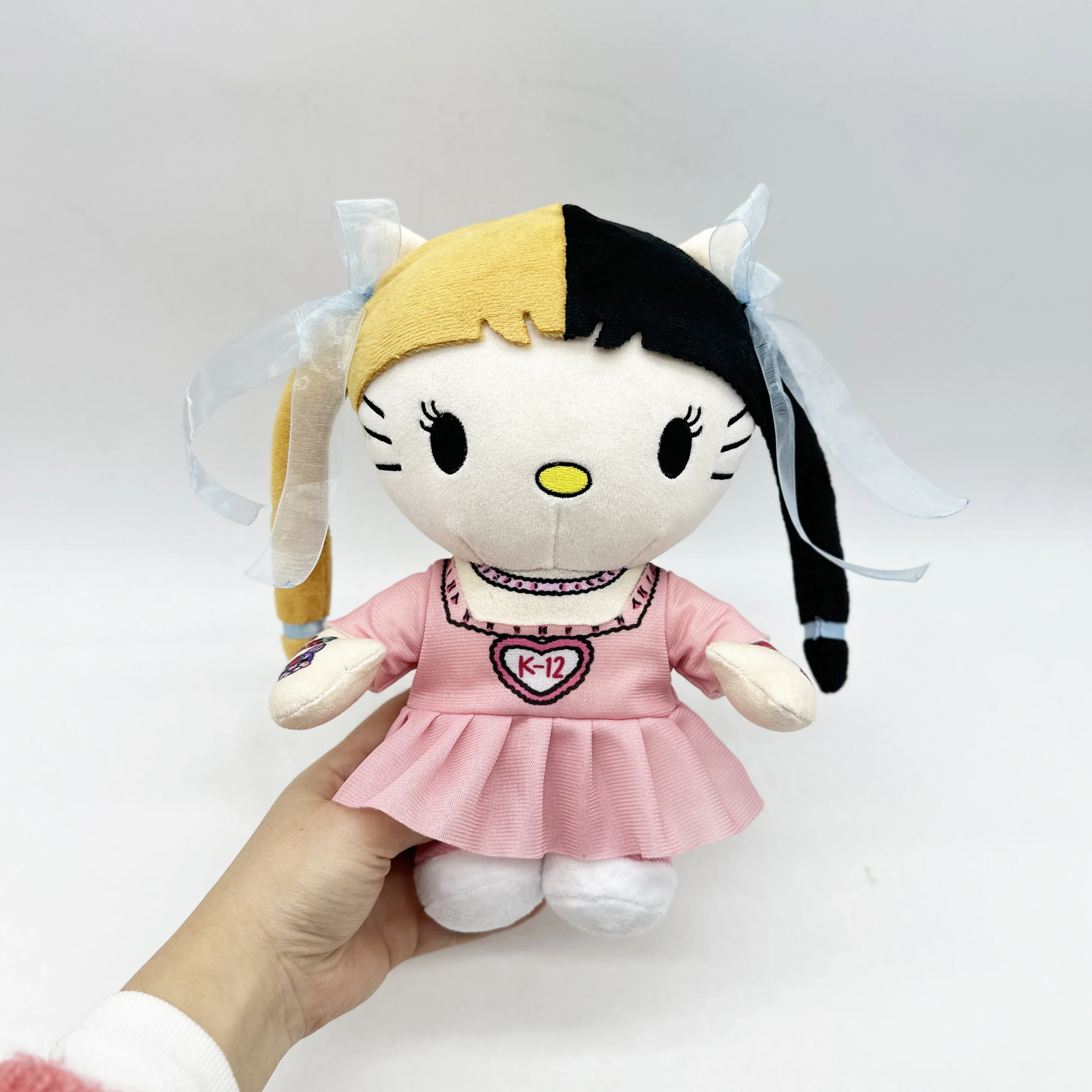 Hello Kitty Melanie Martinez Black and Yellow Hair Plush Doll with