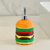 ขวดโลชั่นรูปแฮมเบอร์เกอร์สำหรับห้องน้ำ ที่กดสบู่เหลว เจลอาบน้ำ ขวดโลชั่นสำหรับมือ ขวดแชมพู อุปกรณ์เสริมในห้องน้ำ 3