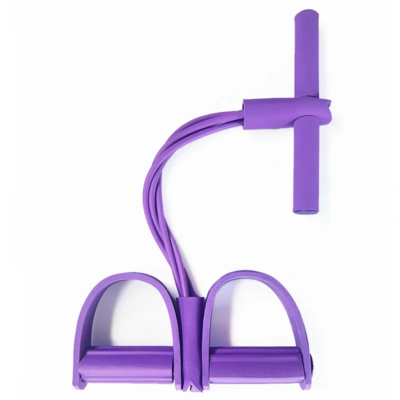 4 benzi elastice de tragere pentru exerciții, vâslit, burtă, bandă de rezistență, sală de sport, antrenament, echipamente de fitness_voghion.com