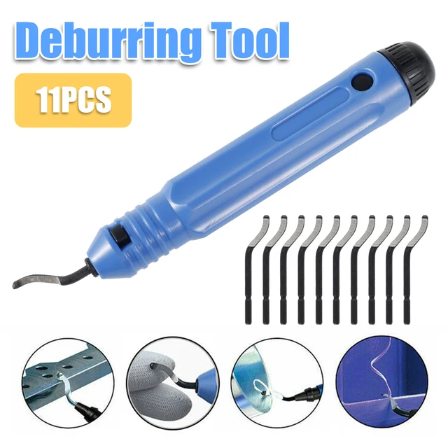 BroadBasic - Deburring Tool Kit With 20 High-Speed-Steel Blades | Edge Burr Remove For Metal - View #2