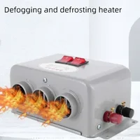 Chauffage électrique pour voiture, 12V, 24V, 800W, ventilateur de refroidissement, sèche-linge électrique Portable, désembuage, désembuage, dégivreur, camions, bateau 2