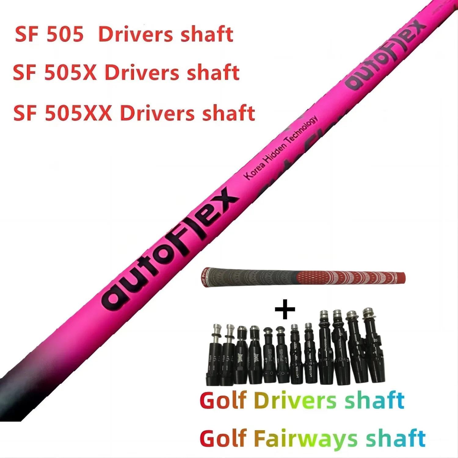 New Golf shaft Autoflex Golf driver shaft SF405 sf505xx/sf505/ sf505x Flex Graphite shaft Free assembly sleeve and grip