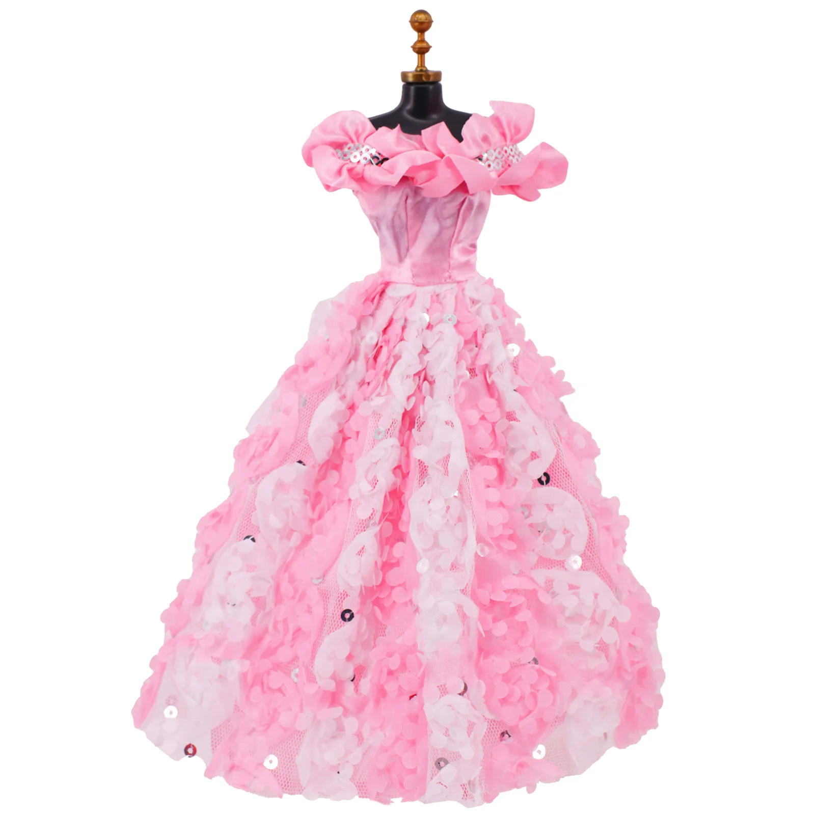 Pretty Doll Longuette Evening Dress For Barbie Clothes Accessories 1/6 BJD Blyth Girl's Toys Birthday Present 3