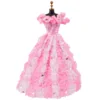 Pretty Doll Longuette Evening Dress For Barbie Clothes Accessories 1/6 BJD Blyth Girl's Toys Birthday Present 3