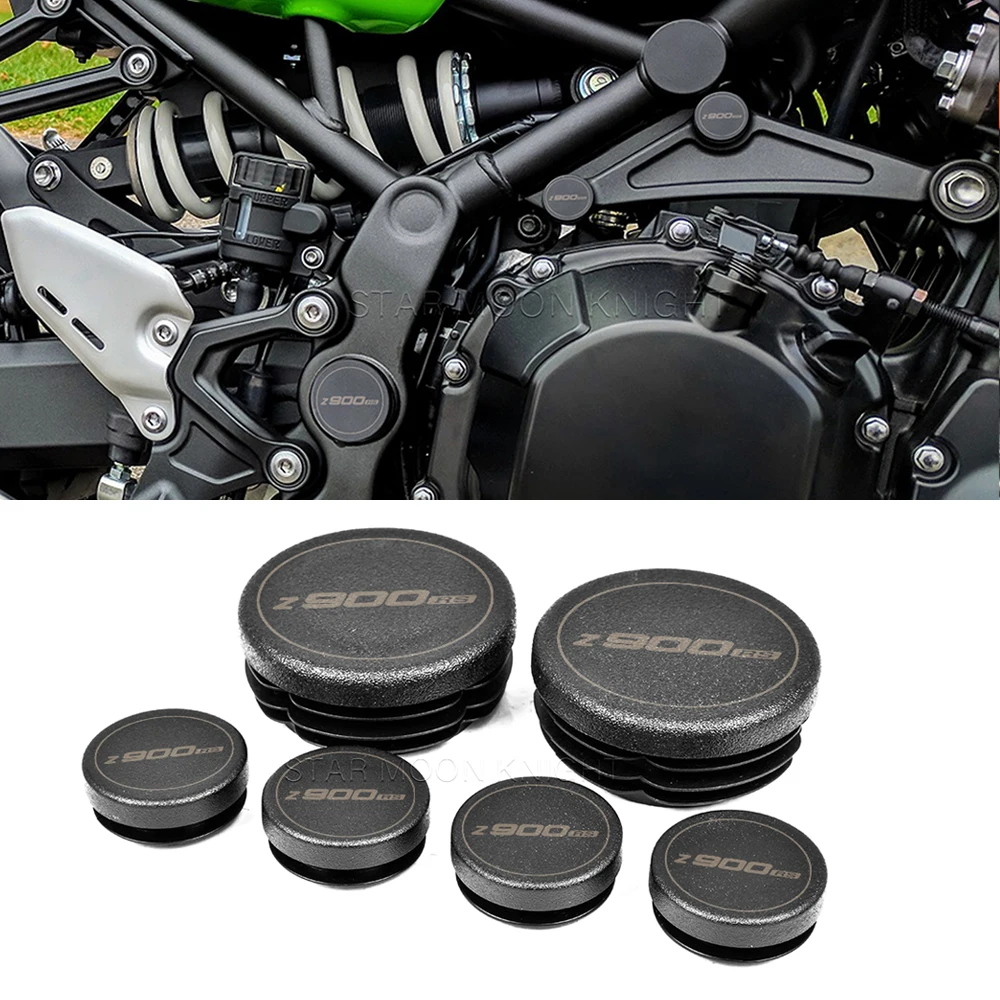 Per Kawasaki Z900Rs 2017- 2022 Z 900 Rs Se Cafe Frame End Caps Moto Frame Hole Cover Caps Plug Decorativo