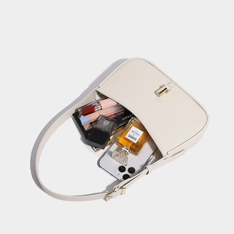 Korean Reviews Multi-Shoulder Bag Women's Luxury Design Hardware Decoration Handbag Black Bowling Bag Wallet Tote Bag