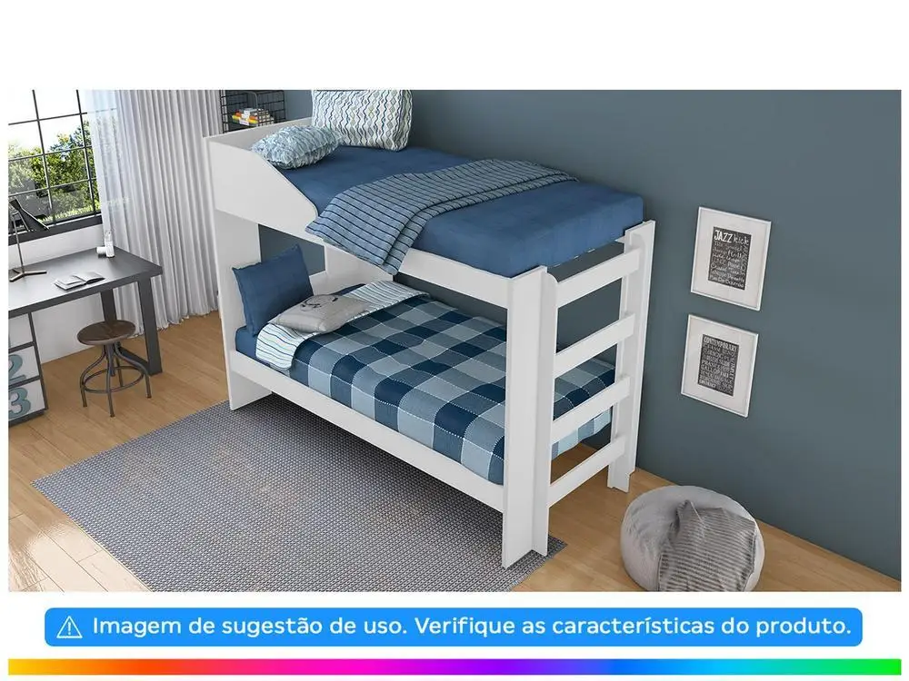 Beliche de MDF/MDP Conquista Móveis Indy 3