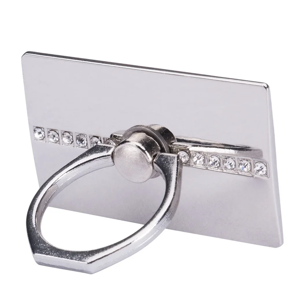 360° Rotating Universal Phone Ring Holder - Metal Stand with Anti-Slip Finger Grip