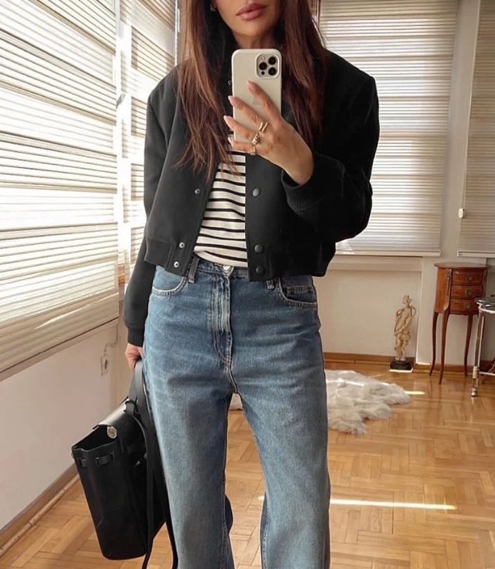 Рисунок 4 - Женская Осенняя однобортная куртка