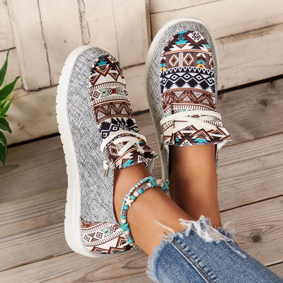 Women Flat Shoes 2024 Spring New Fashion Round Toed Shallow Mouth Lightweight Shoes for Women Casual Mesh Shoes Female Zapatos 4