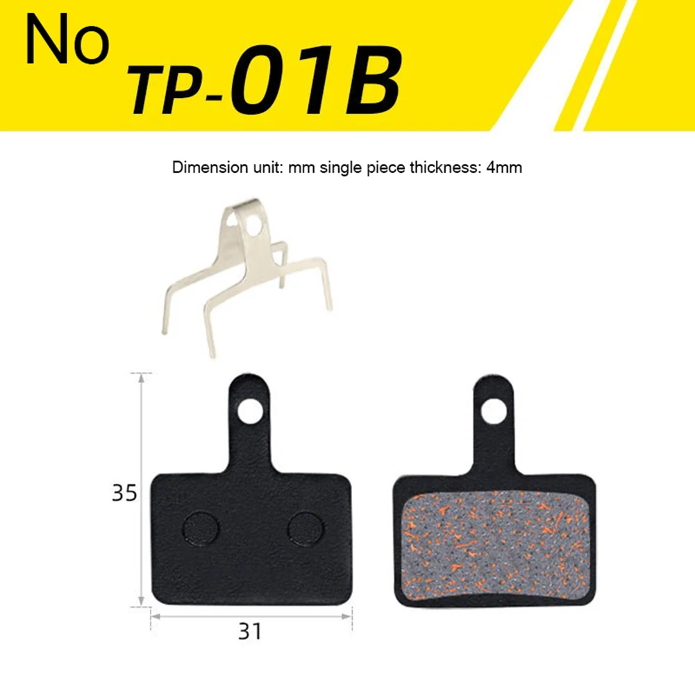 산악 자전거 디스크 브레이크 패드 세트, 시마노 M375 M445 M446 구리용, 휴대용 반금속 사이클링 브레이크 패드 액세서리