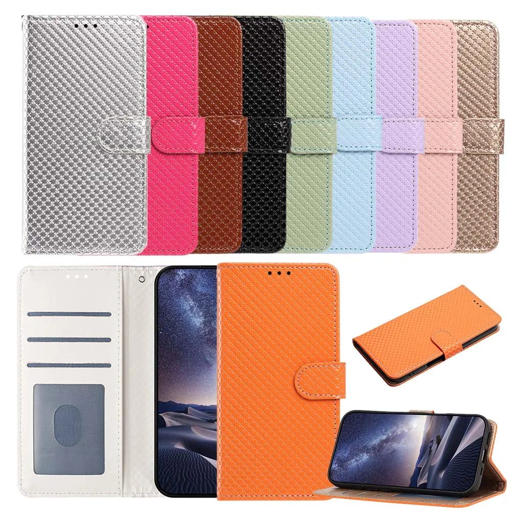 Leather Flip Wallet Case - Luxury Phone Back Cover