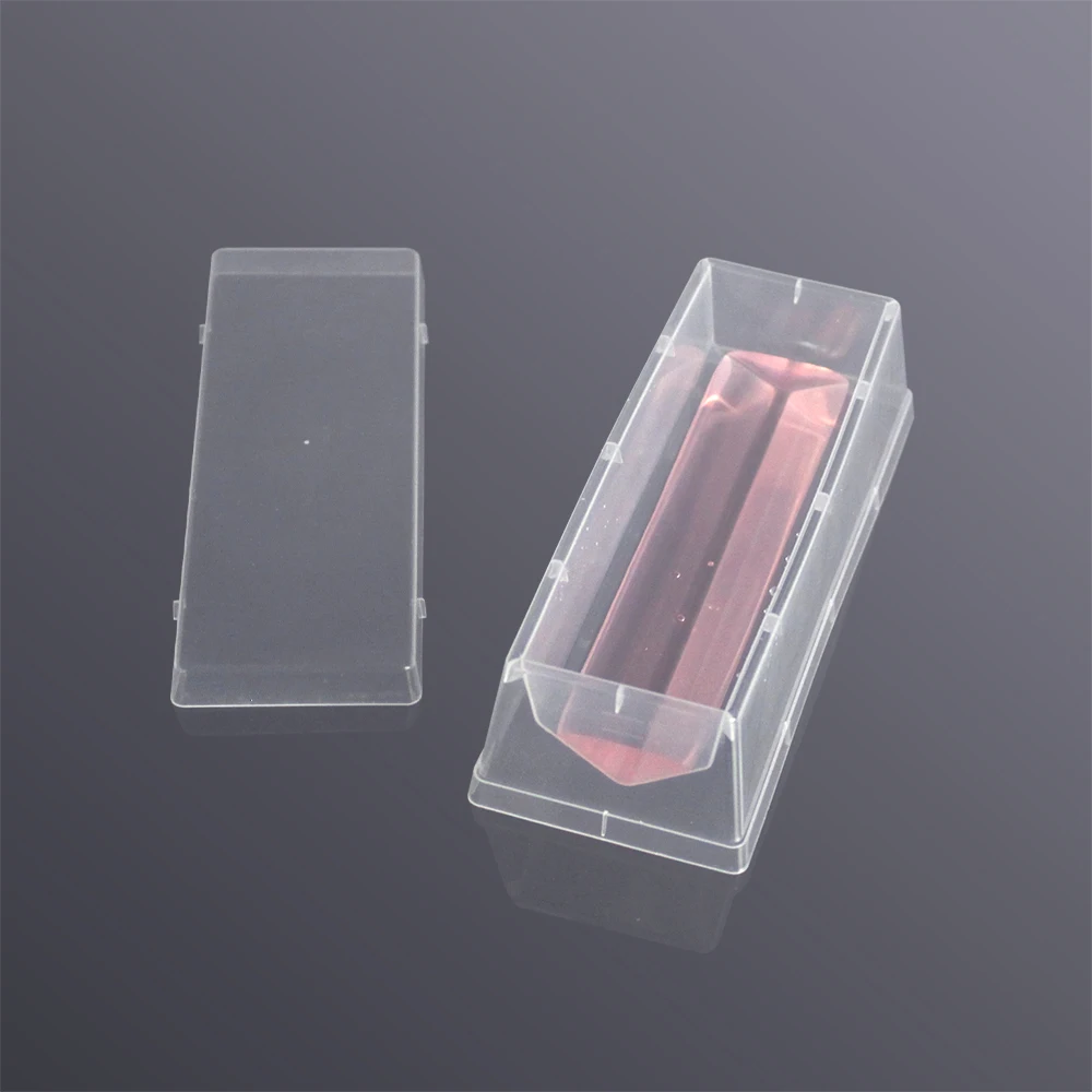 5Pcs a Pack 60ml Lab Reagent Reservoir V-Bottom with Lid Autaclaabile Rnase Dnase-Free Non-Sterile Reagent Tank