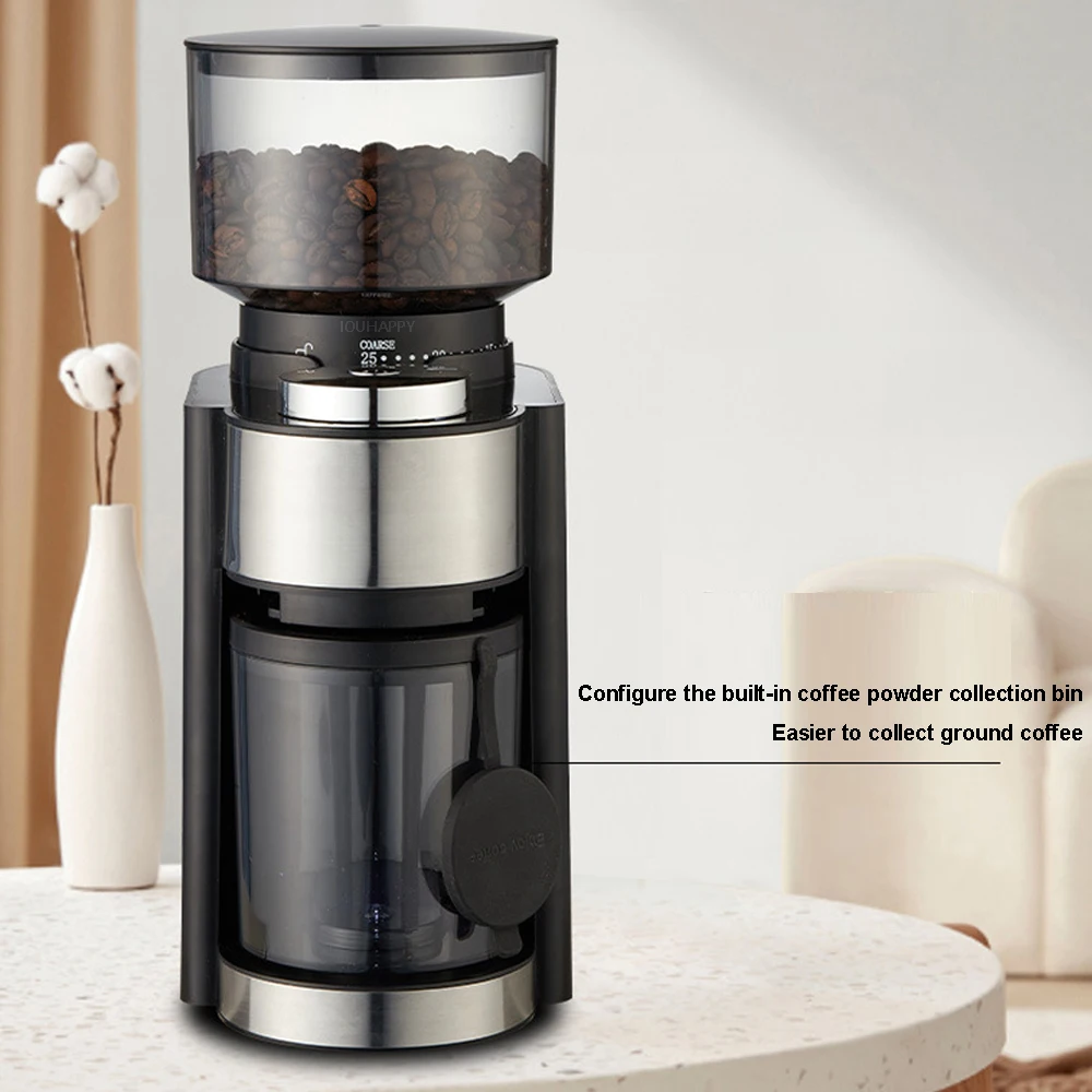 Burr Coffee Grinder Electric - Spice Grinder with Digital Timer Display,  Perfect for Espresso, Herbs, Spices, Nuts, Grain 275 Gr - AliExpress