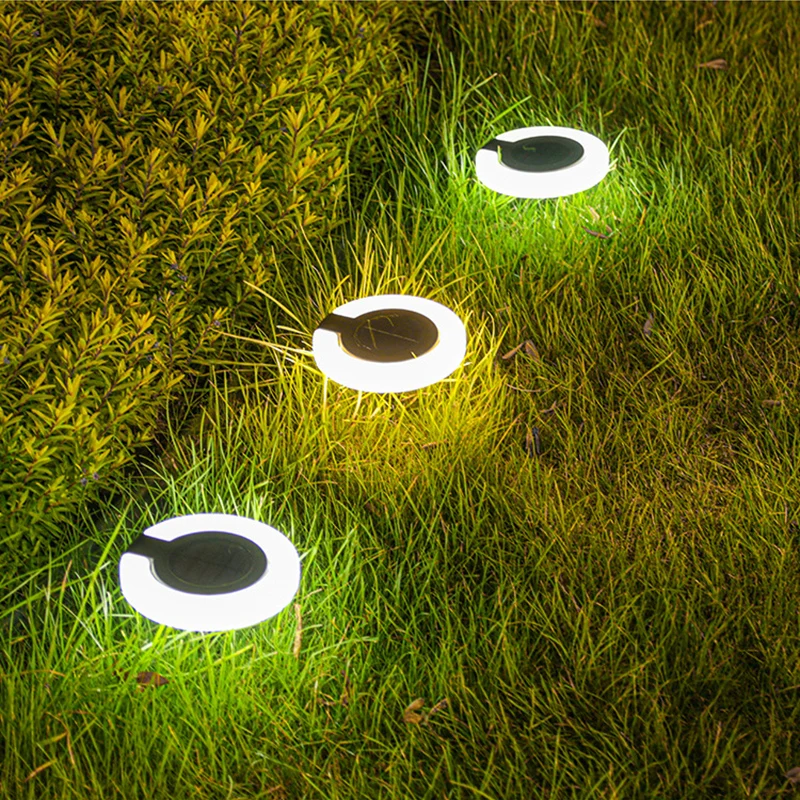 1/4PCS Solar Lights Outdoor Waterproof Atmosphere Light Outdoor Buried Lamps Wall Lighting Lawn Lamp For Balcony Garden Decor solar lights garden light