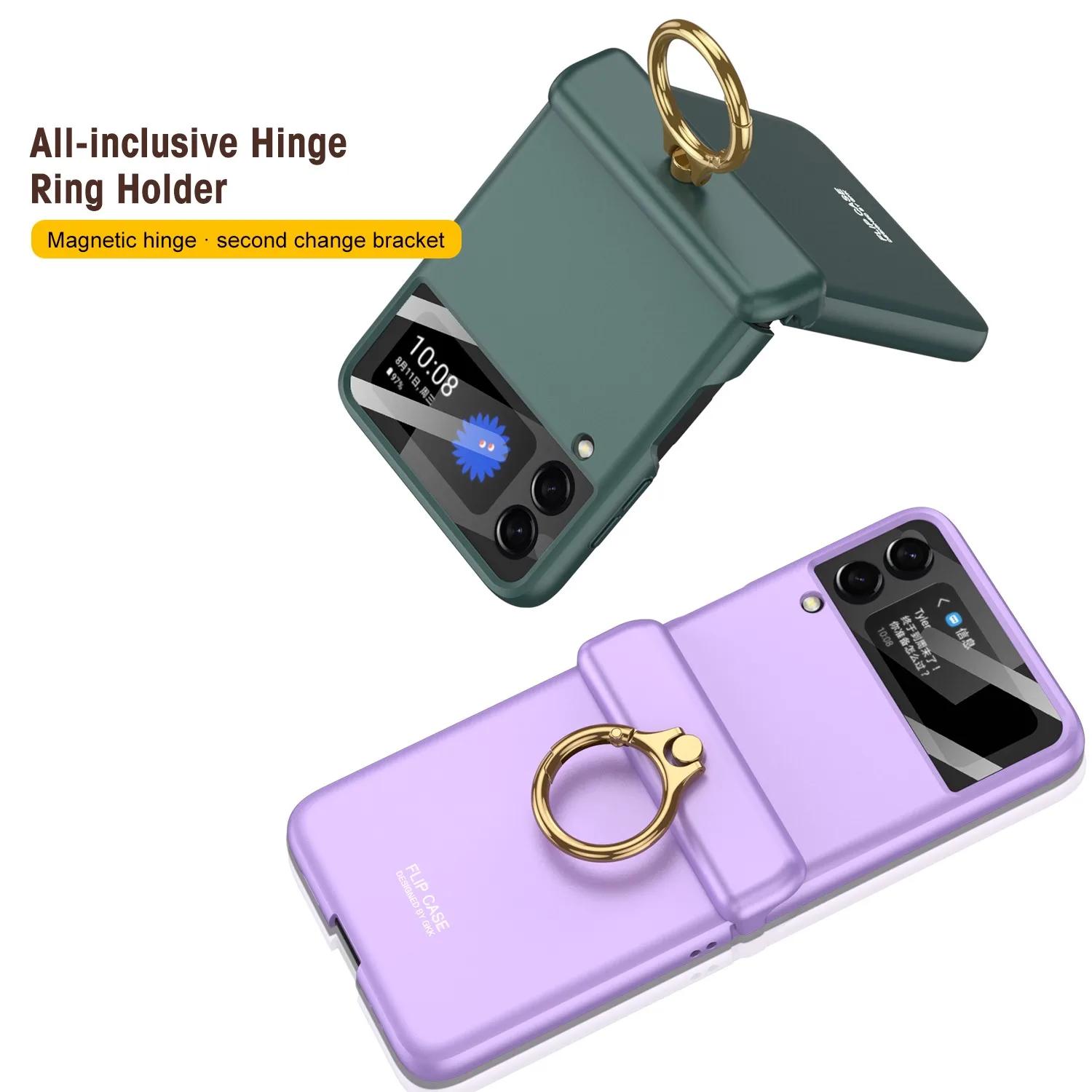 Luxury Phone Case for Samsung Galaxy Z Flip 4 Flip 3 5G
