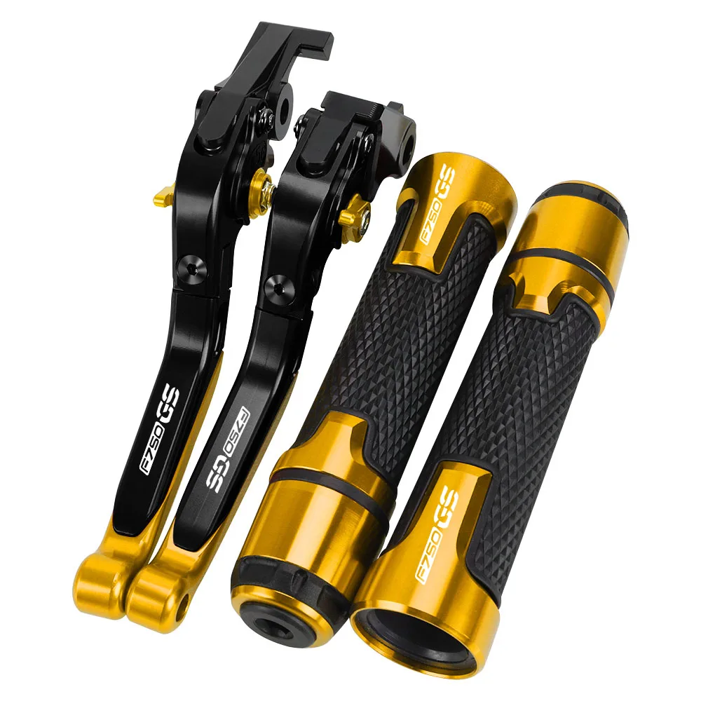 

F 750 GS Motorcycle Brake Clutch Levers Handlebar Handle bar Hand Grips ends FOR BMW F750GS 2017 2018 2019 2020 2021 2022 2023