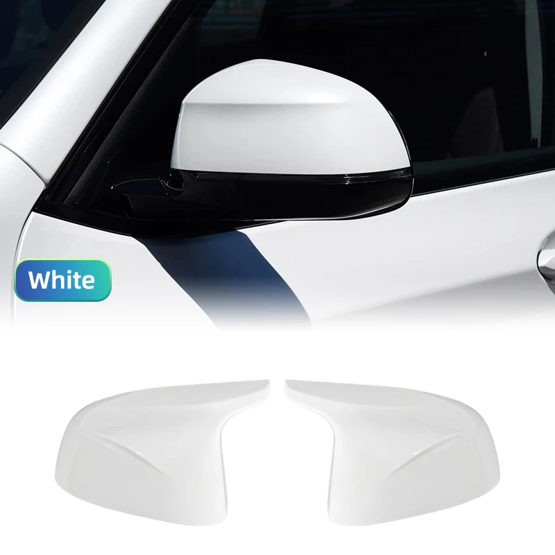 BMW X3 G01 X4 G02 X5 G05 X6 G06 X7 iX3 2018-2023 M 스타일 신형 화이트 사이드 미러 커버 X3M 외부 미러 커버