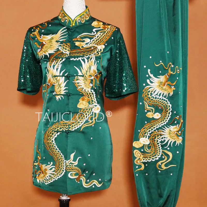 

Dragon embroidered Tai Chi suit, Tai Chi competition suit, team competition performance suit, men's and women's styles