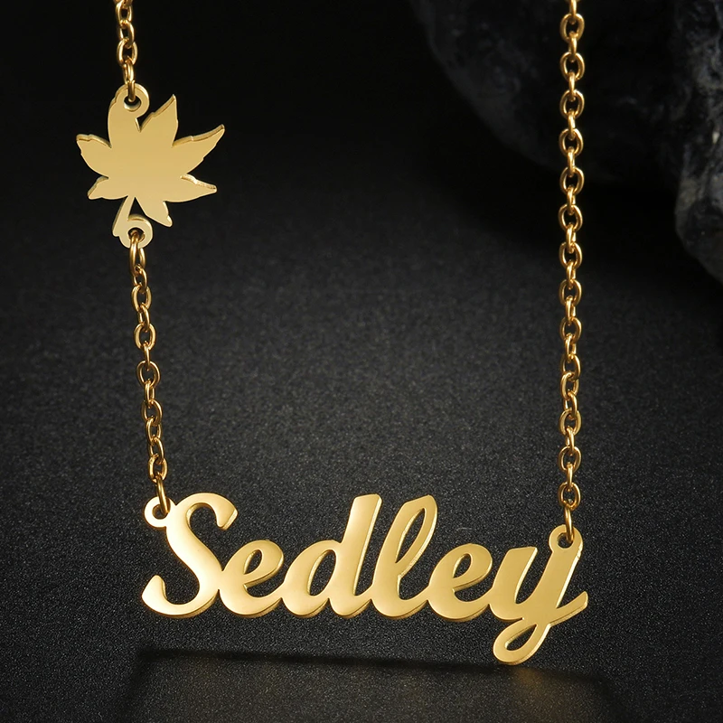 YishaCustomizedStainlessSteelJewelryNameNecklacePersonalized