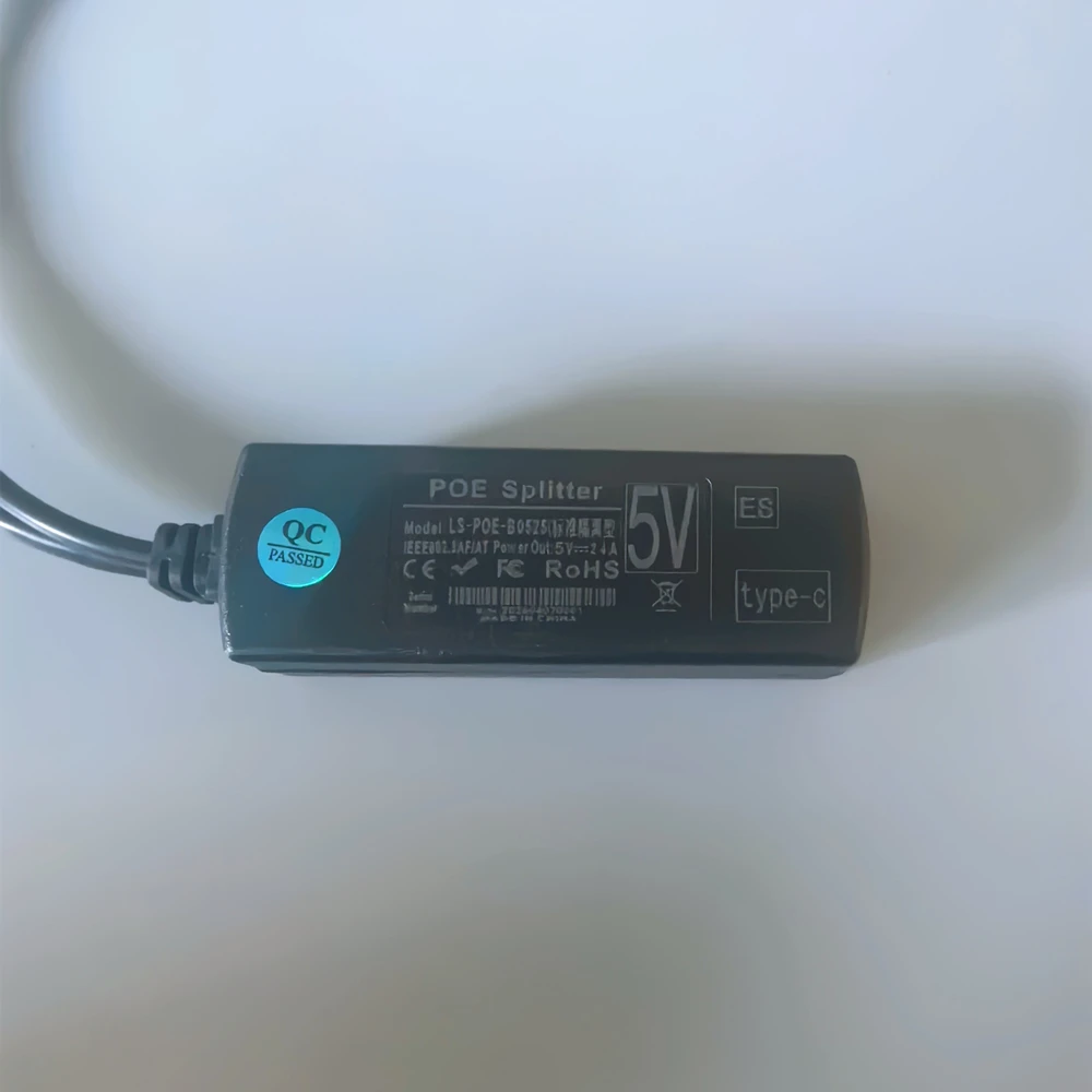 1/2개 10M/100M 48V 5V POE 분배기 표준 절연형 Type-C USB 전원 공급 장치 모듈 POE 분배기