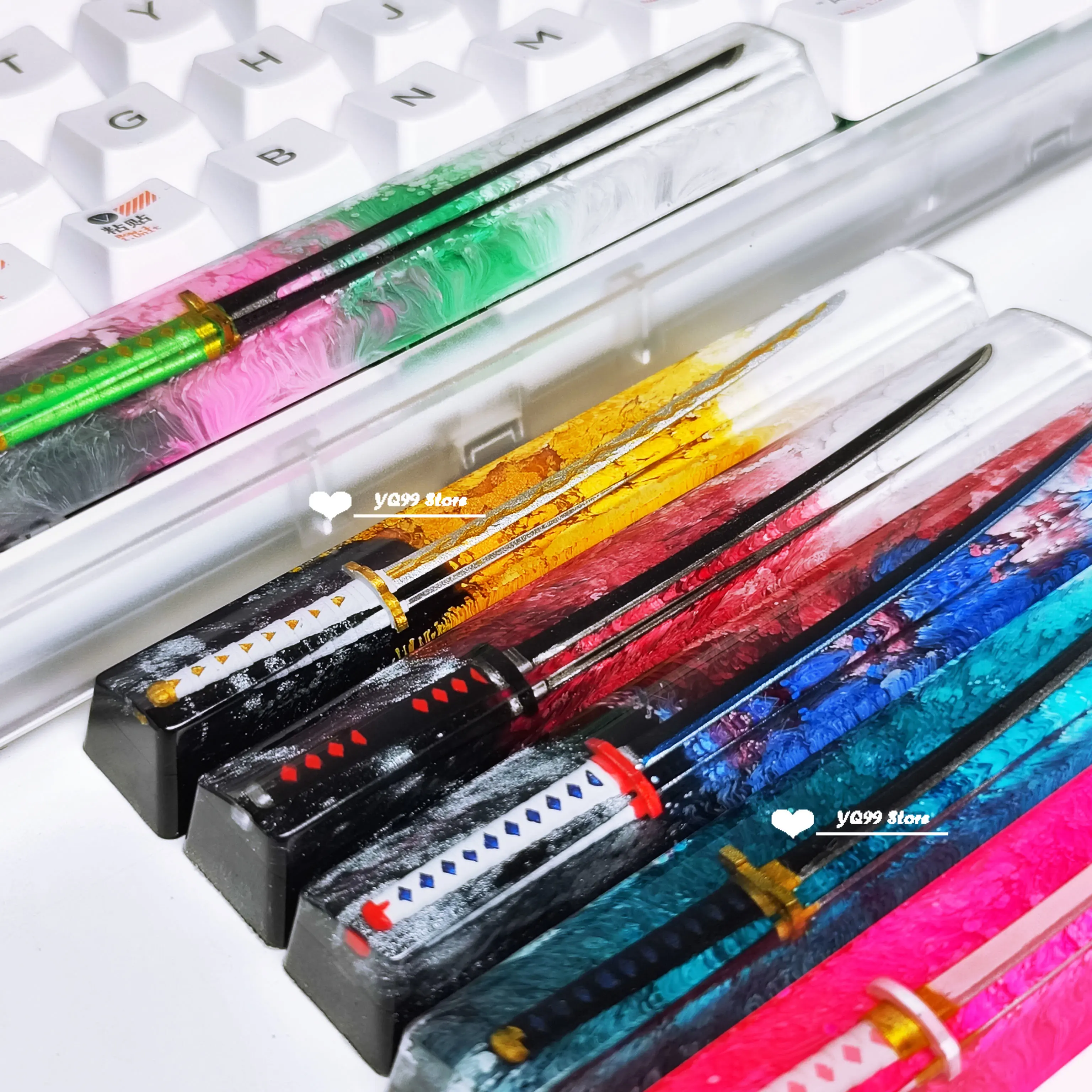 Artisan Barra de Espaço, Cherry MX Switch, Anime Japão, DIY, 6.25u, 1Pc