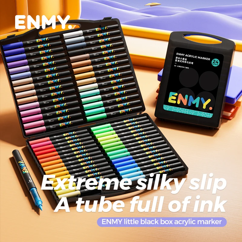 ENMY アクリルマーカーペン直接液体アクリルペイントマーカー
