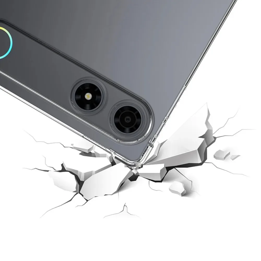 Ultra Slim Shockproof Protective Tablet Case with Clear TPU Back and Airbag Cushioning