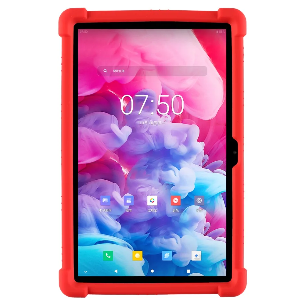 Shockproof Soft Silicone Tablet Cover with Stand