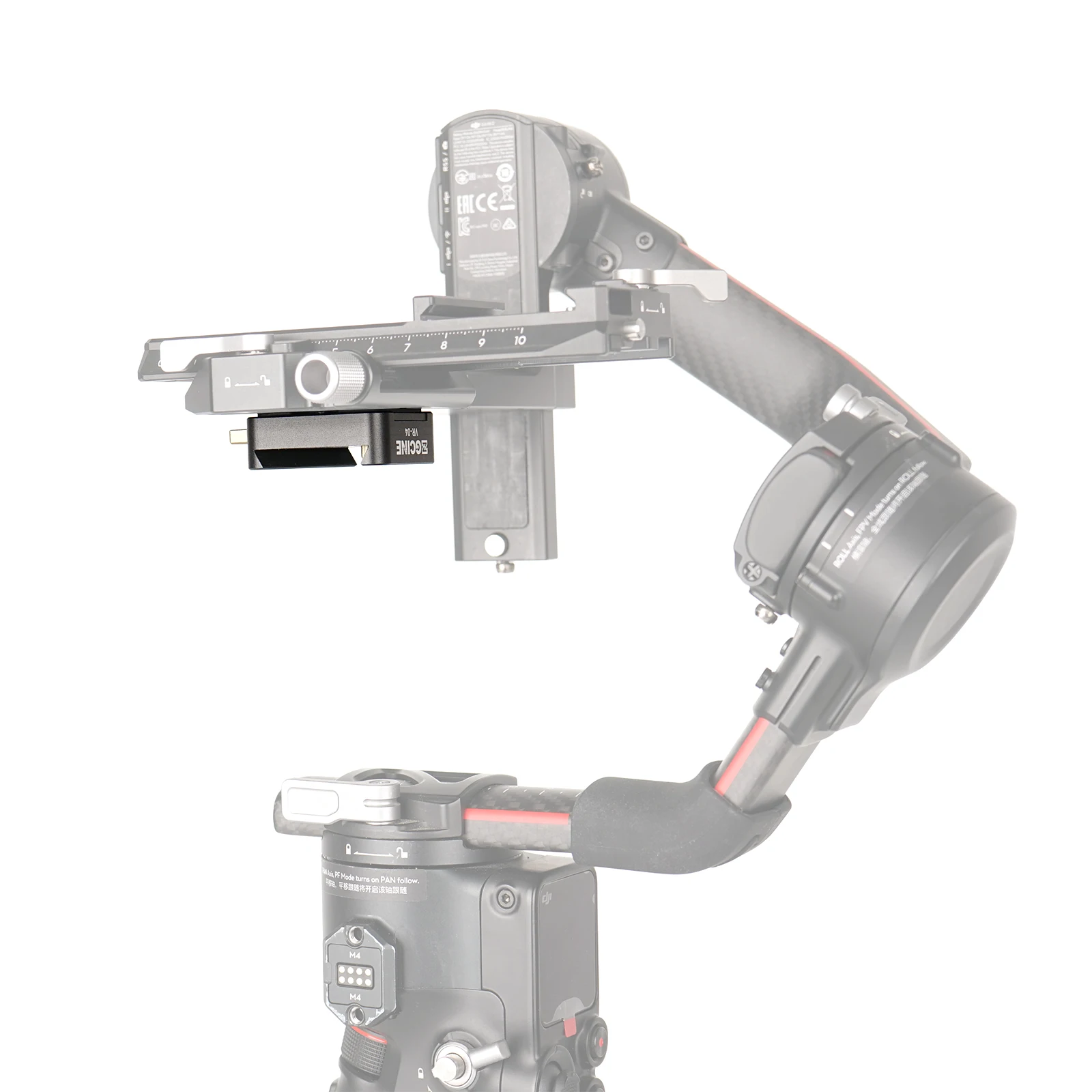 Zgcine Vr04 Mini v Mount Placa Kit para Dji Ronin s2 s3 Estabilizador v Bateria de Montagem V-lock Placa Adaptador - Image 6