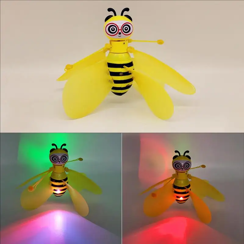 Bee Electric Flying Toy Hand Induction Flying Bee Educational & Suspended Toy Rechargeable Mini Hand Sensor Flying Toy Outdoor 5