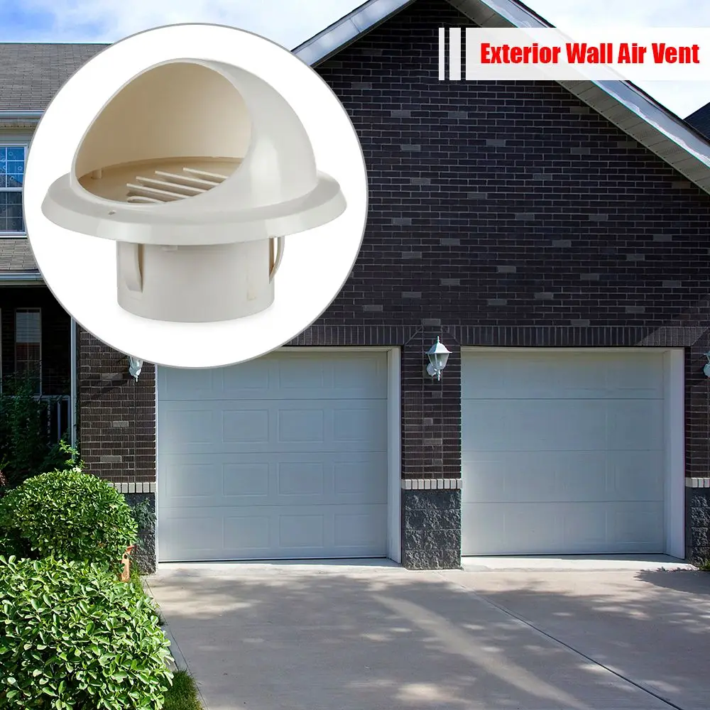 PVC Wall Ceiling Air Vent Ducting Ventilation Exhaust Grille Cover Home Tube Outlet Vent Cap air vent grille cover