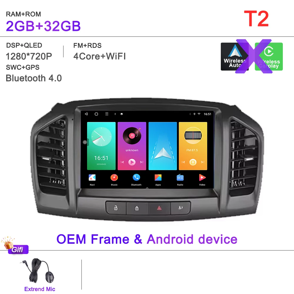 Auto-Player für Buick Regal 2009–2013 für Opel Insignia 2008–2012 Android 15 Multimedia Auto Radio Navigation GPS DVD Bildschirm