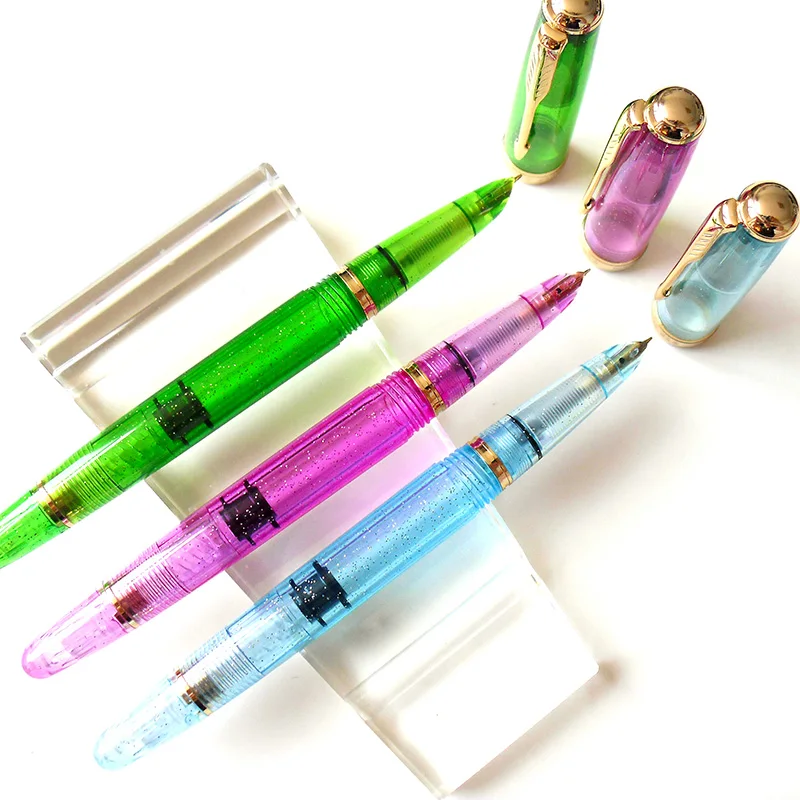 YongSheng 698 Fountain Pen Transparent Resin Large... – Grandado