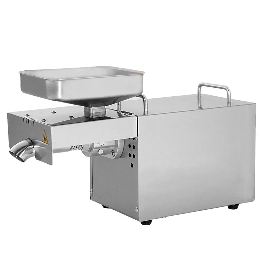 Intelligent Temperature Controlled Stainless Steel Oil Press Machine Oil Extractor For Cold/Hot Squeeze Heating