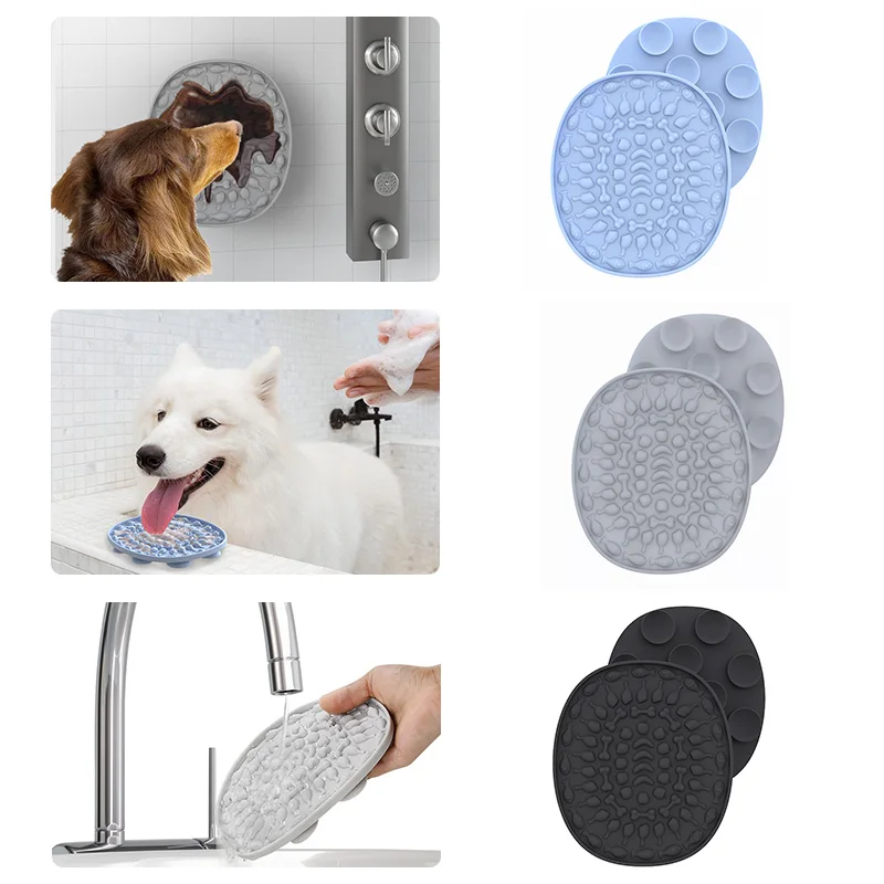 

Силиконовый коврик для собачьих питомцев, тарелка для медленного питания, силиконовая присоска для сфокусированного питания, товары для дрессировки питомцев